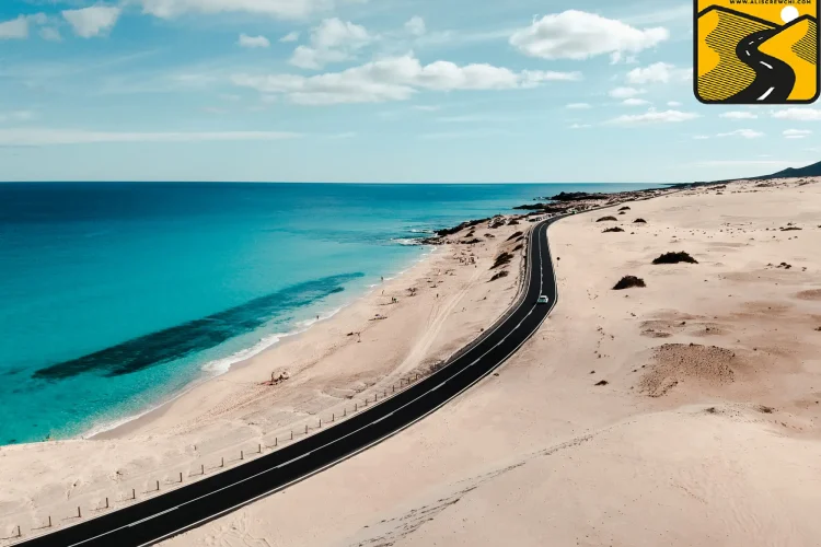 خط ساحلی و مسیر گردشگری سواحل خلیج فارس